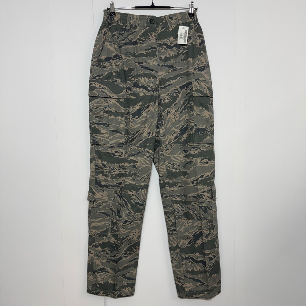 NEW US Air Force Pants Women 12R 30X34 Digital Tiger Stripe Camo Cargo ABU